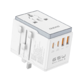 Adapter Dudao A65Pro 65W 2x Type-C / 2x USB (valge)