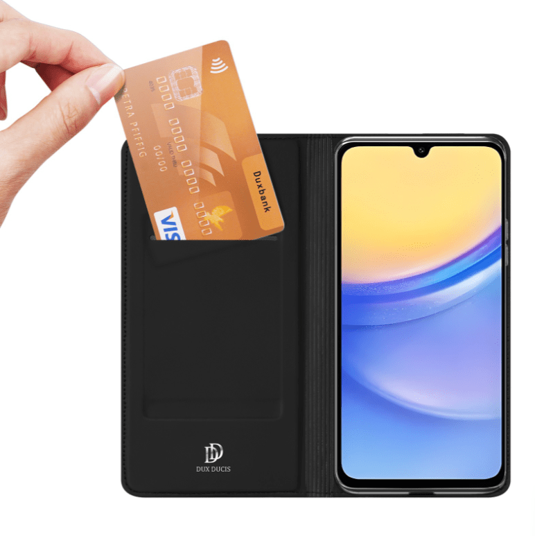 Ümbris kaanega Dux Ducis "Skin Pro" Samsung A165 A16 4G / A166 A16 5G (must) Ümbris kaanega Dux Ducis "Skin Pro" Samsung A165 A16 4G / A166 A16 5G (must)