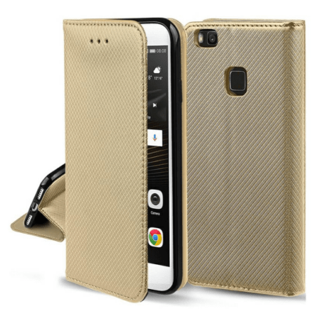 Ümbris kaanega Smart Magnet iPhone 12 Pro Max (kuldne)