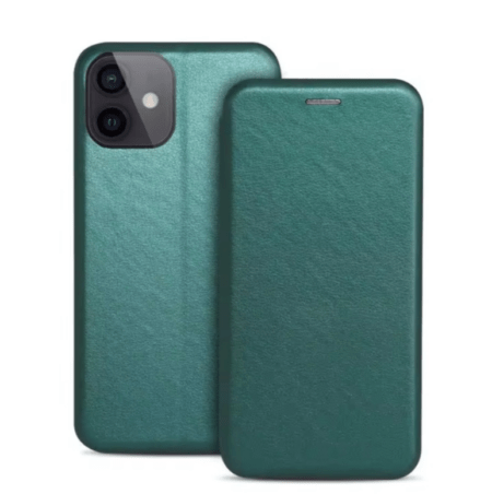 Ümbris kaanega Book Elegance Samsung S25 Ultra (tumeroheline)