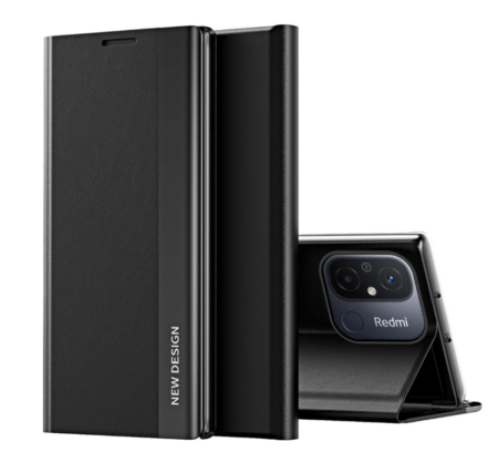 Ümbris kaanega Sleep Case Pro Xiaomi Redmi Note 12 Pro/ Poco X5 Pro 5G (must)