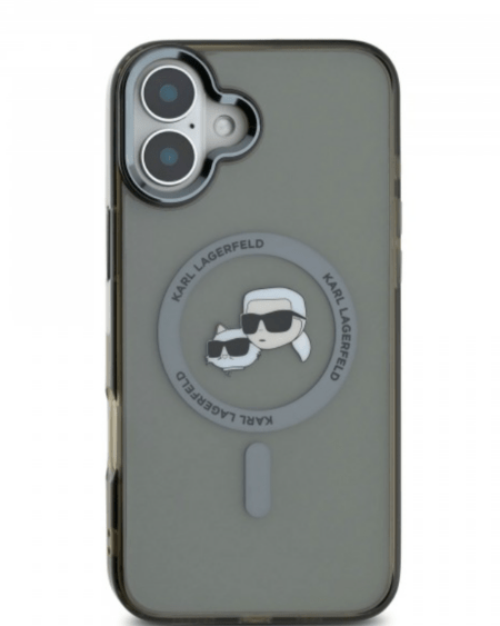 Karl Lagerfeld ümbris Magsafe KLHMP16SHLSKCK iPhone 16 (must)