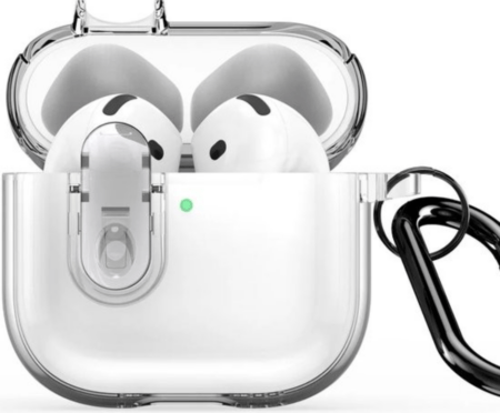 Kaitseümbris Dux Ducis PECL Apple Airpods 4 (läbipaistev)