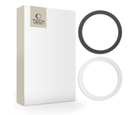 Tech-Protect MagMat magnet kleebised telefonile 2tk (hõbe / must)
