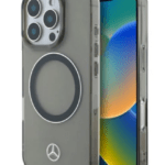 Mercedes Ümbris MEHMP16X23HUOSK Silver Ring MagSafe iPhone 16 Pro Max (must)