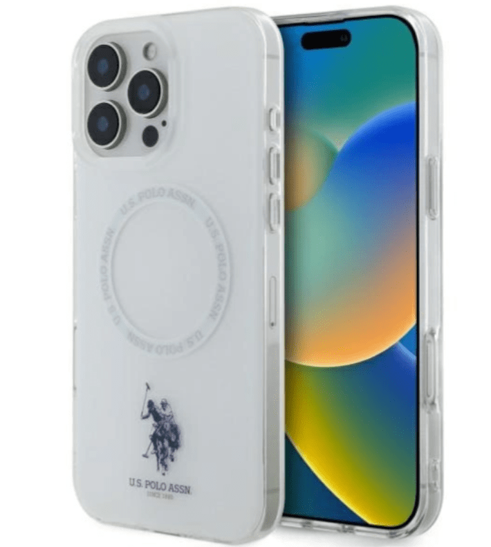 US Polo Ümbris USHMP16LHOCLDPW MagSafe iPhone 16 Pro (valge) US Polo Ümbris USHMP16LHOCLDPW MagSafe iPhone 16 Pro (valge)