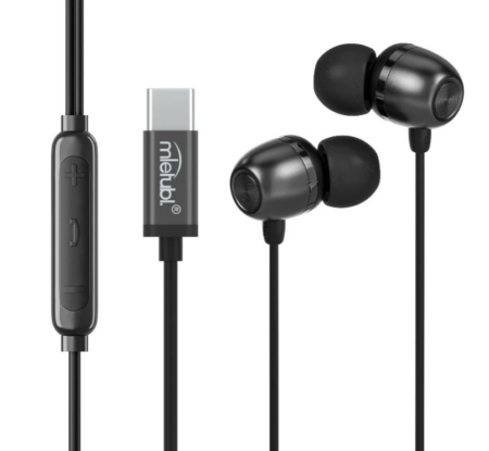 Mletubl kõrvaklapid Type-C MYB-HPTIE01 (must)