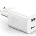 USB Adapter Baseus Quick Charger CCALL-BX02 USB-A 24W (valge)