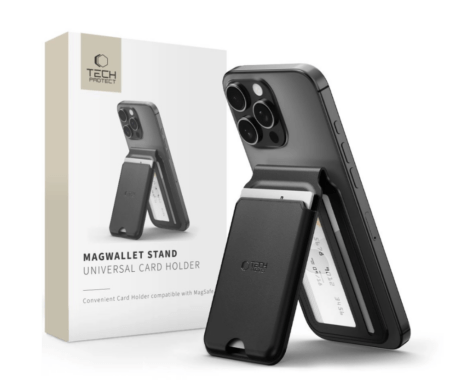 Kaarditasku Tech-Protect MagWallet Stand (must)