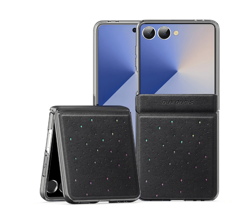 Ümbris Dux Ducis Stex Samsung Z Flip 7 (läbipaistev / must)