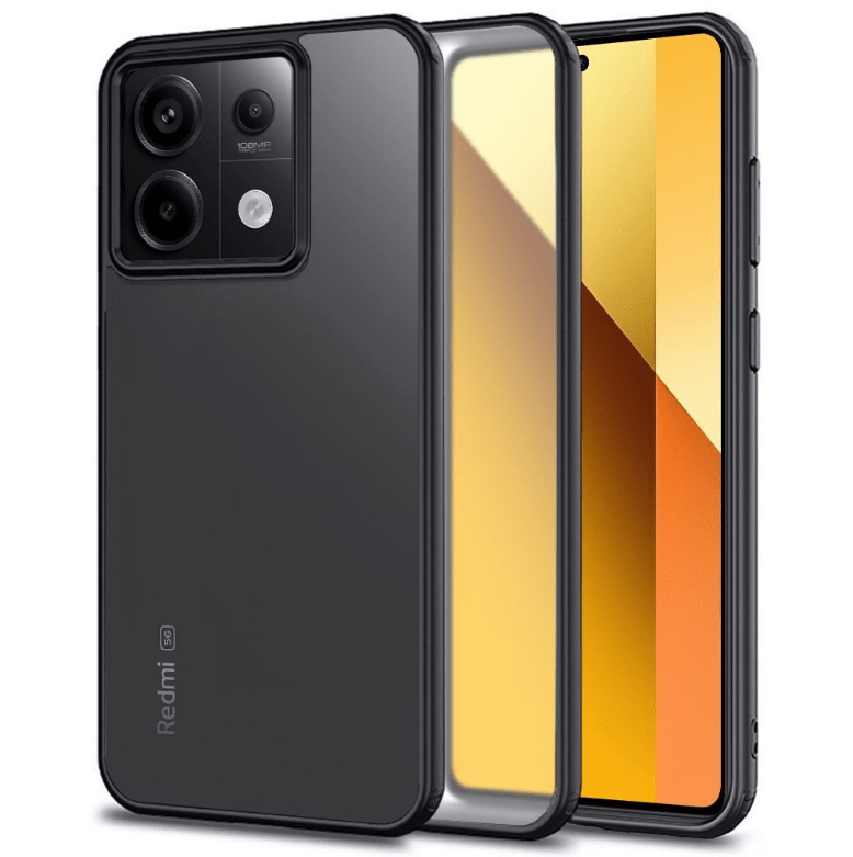 Ümbris Reach Matte Xiaomi Redmi Note 14 4G (läbipaistev / must)