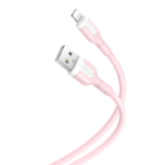 Juhe XO NB212 USB - Lightning 2,1A 1M (roosa)