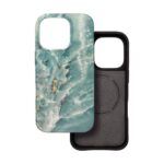 Ümbris F-Protect Mirage Magsafe iPhone 16 Pro Max (roheline marmor)