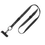 Universaalne Nöör Ples Two-way Telefoniümbristele 105-160cm (Black)