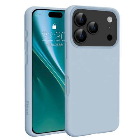 Ümbris Etteri silicone MagSafe iPhone 17 Pro (helesinine)