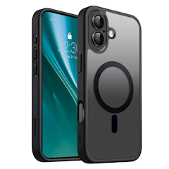 Ümbris Etteri silicone Matt MagSafe iPhone 17 (must)