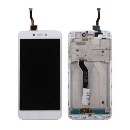 Varuosa Xiaomi Redmi 5A ekraan raamiga (valge)