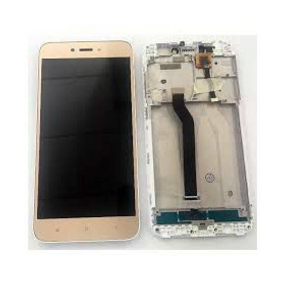 Varuosa Xiaomi Redmi 5A ekraan raamiga (kuldne)