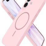 Ümbris Silicone Thin Mag Apple iPhone 17 (heleroosa)