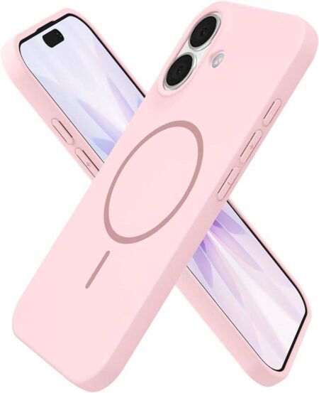 Ümbris Silicone Thin Mag Apple iPhone 17 (heleroosa)