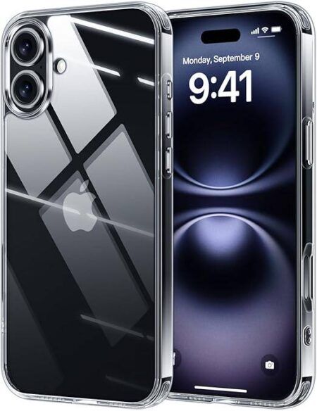 Silikoon X-Level Space II iPhone 16 Plus (läbipaistev)