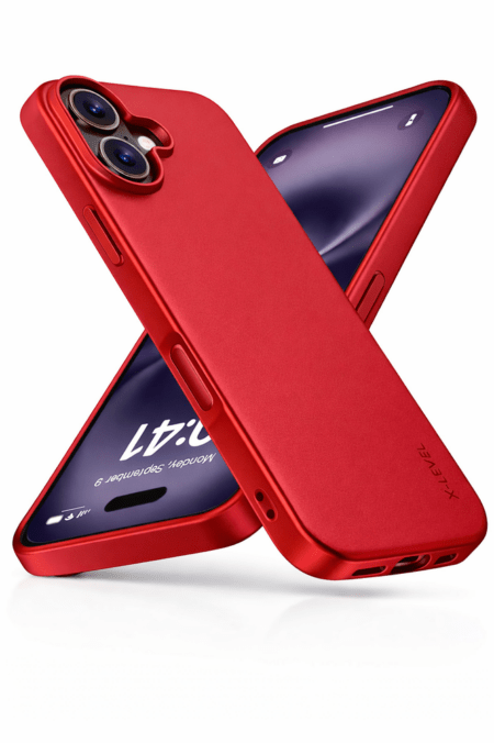 Silikoon X-Level Guardian iPhone 16 Plus (punane) Silikoon X-Level Guardian iPhone 16 Plus (punane)