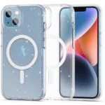 Ümbris Tech-Protect FlexAir Hybrid MagSafe iPhone 13/ iPhone 14  (läbipaistev / sädelev)