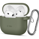 Tech-Protect Silicone Hook Case AirPods 4 (roheline)