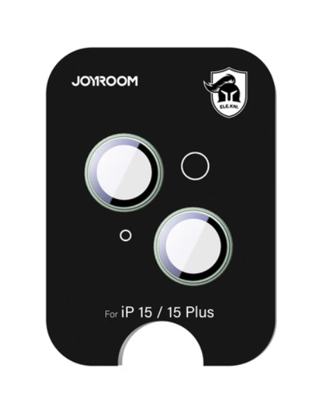 Kaitseklaas tagakaamerale Kaitseklaas Joyroom JR-MFY0252 tagakaamerale iPhone 15 / 15 Plus (roheline) kaitseb objektiivi kriimude ja löökide eest. Kaitseklaas tagakaamerale Kaitseklaas Joyroom JR-MFY0252 tagakaamerale iPhone 15 / 15 Plus (roheline) kaitseb objektiivi kriimude ja löökide eest.