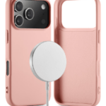 Ümbris HDD Silicone MagSafe Apple iPhone 17 Pro Max (roosa)