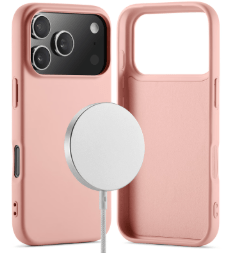 Ümbris HDD Silicone MagSafe Apple iPhone 17 Pro Max (roosa)