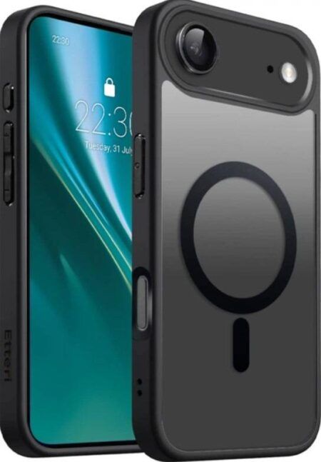 Ümbris Etteri silicone Matt MagSafe iPhone 17 Air (must)