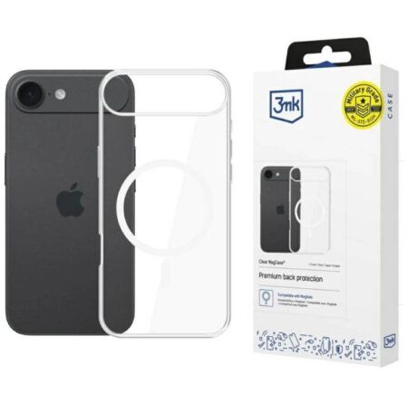 Silikoon 3MK Clear MagCase Apple iPhone 17 Air (läbipaistev)