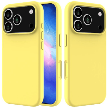 Silikoon Roar Cloud Skin iPhone 17 Pro Max (kollane)