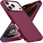 Silikoon X-Level Guardian Apple iPhone 17 Pro (viinamari)