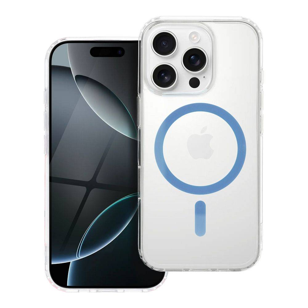 Ümbris Drop Glue Colorful MagSafe iPhone 12 mini (läbipaistev/helesinine) Ümbris Drop Glue Colorful MagSafe iPhone 12 mini (läbipaistev/helesinine)