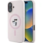 Ümbris Karl Lagerfeld KLHMP16SSCMKCRHP MagSafe iPhone 16 (roosa)