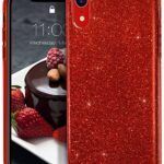 Bright Glitter Ümbris Iphone X/ XS (punane)