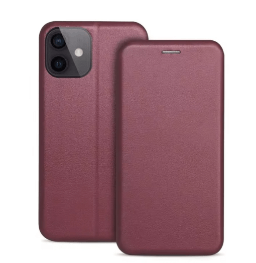 Ümbris kaanega Book Elegance Xiaomi Redmi A3 (viinamari)