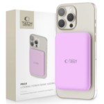 Tech-Protect LifeMag MagSafe PB10 5000mAh Power Bank (roosa)