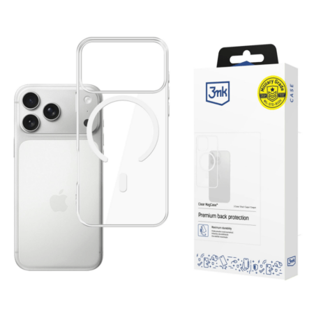 Silikoon 3MK Clear MagCase Apple iPhone 17 Pro Max (läbipaistev)