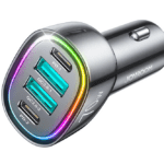 Autolaadija Joyroom JR-CL29 / 2xType-C 2xUSB-A 70W (must)