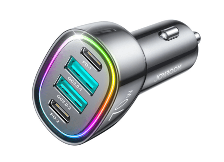 Autolaadija Joyroom JR-CL29 / 2xType-C 2xUSB-A 70W (must)