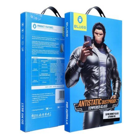 Kaitseklaas "5D Mr. Monkey" Full Glue Strong Lite Samsung S26 Plus (must)