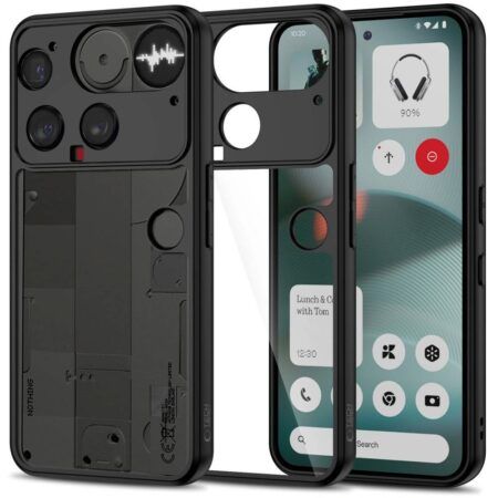 Ümbris Tech-Protect Magmat Nothing Phone 3 (läbipaistev / must)