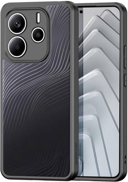 Ümbris Dux Ducis Aimo Xiaomi Redmi Note 14 5G  (läbipaistev / must)