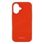Silikoon "Mercury Silicone" iPhone 16 (punane)