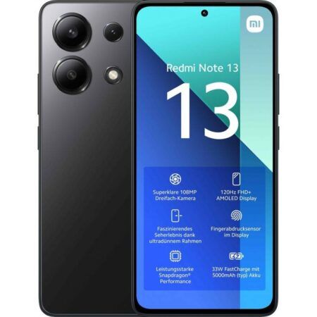 Telefon kasutatud Redmi Note 13 4G, 8/256, Grade B (must)