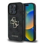 Guess Ümbris 4G PU Big Logo iPhone 16 Pro (must)