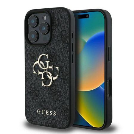 Guess Ümbris 4G PU Big Logo iPhone 16 Pro (must)